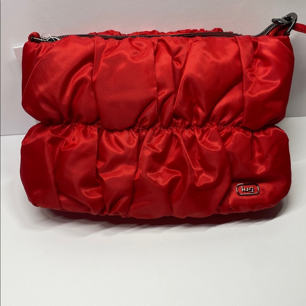 NWT Lug Flounce-Poppy Red